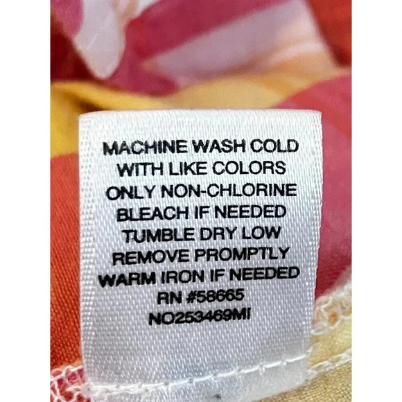 Nordstrom Womens Plaid Tie Capri 100% Cotton Pajama Set Size Large Pink SP EXC - Picture 6 of 12